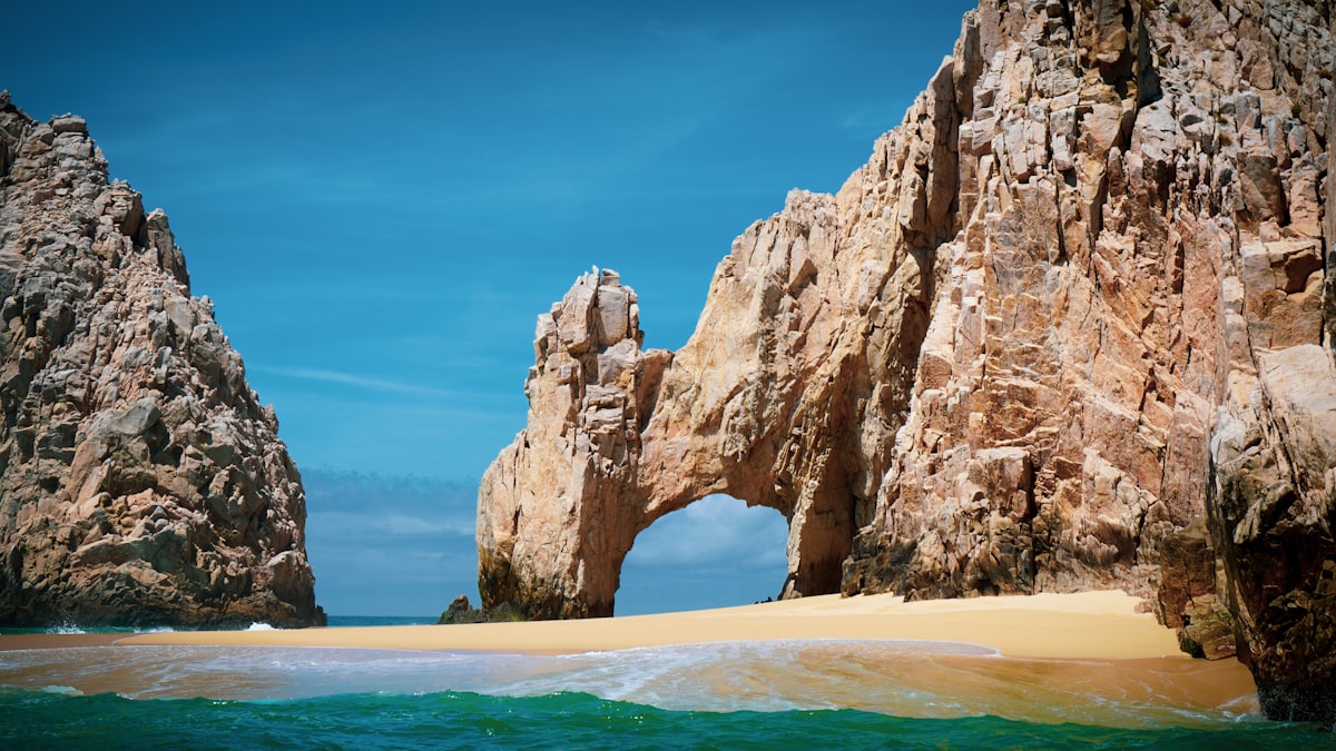 El Arco at sunset hits different when you know you paid less than $400 for the whole trip. The resort was 5-star quality! #CaboSanLucas #VacationCertificate